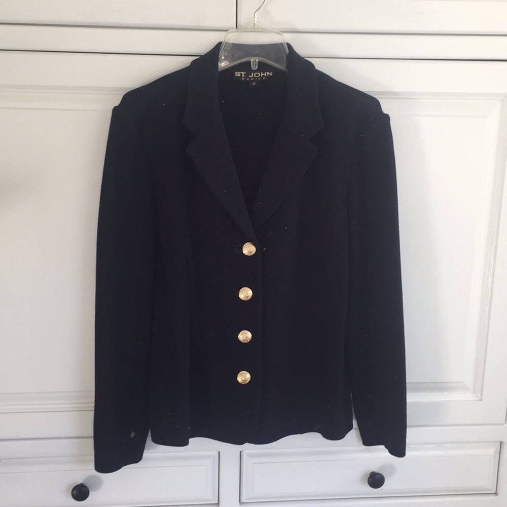 St John Classic Black Blazer